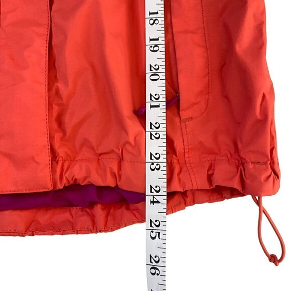 The North Face Hyvent Rain Jacket Size SP Outdoor Coat Hiking Gorpcore Orange - Picture 9 of 12
